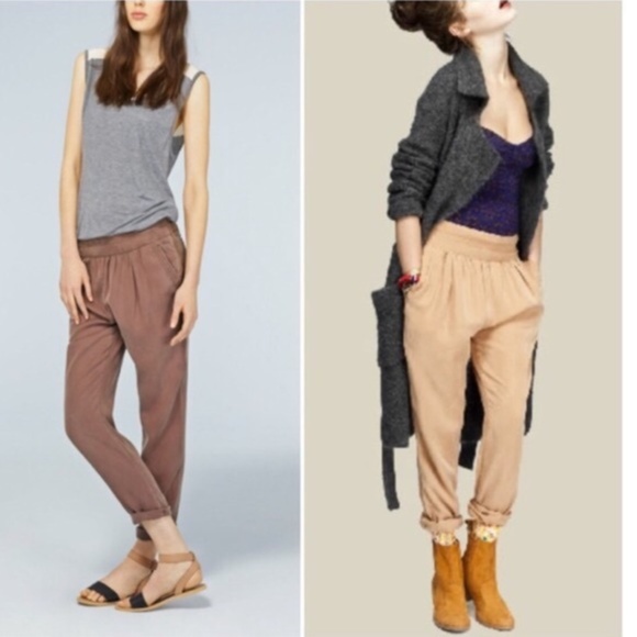 Wilfred Casbah Paperbag Jogger Pants Tan Sz 2 - Picture 6 of 6